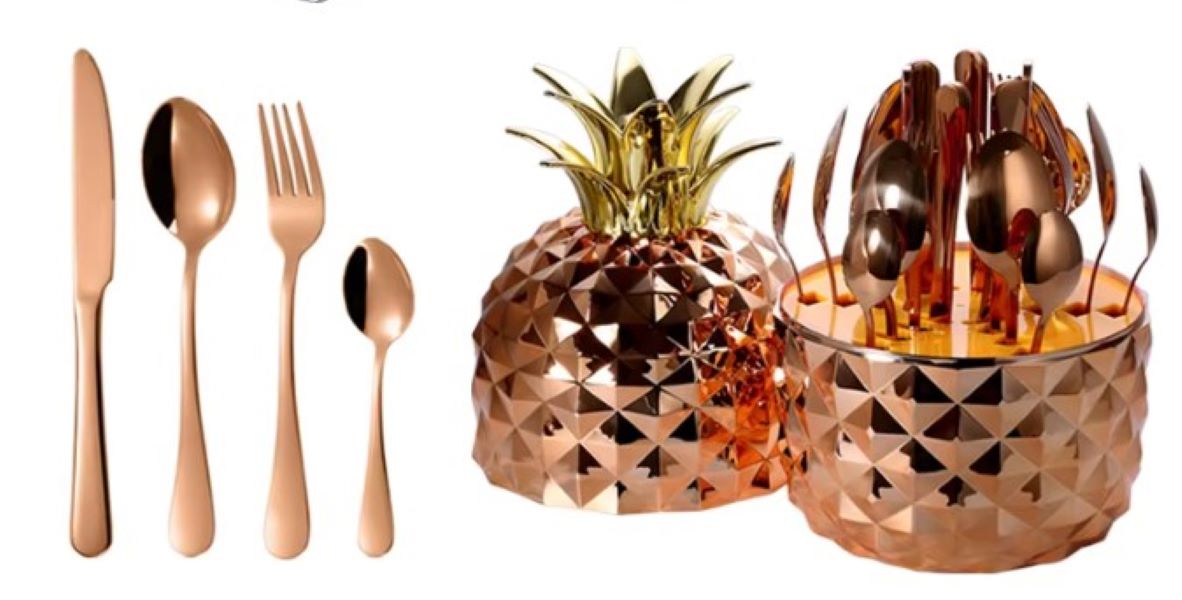 Golden Pine Set™ transforma tu mesa al instante