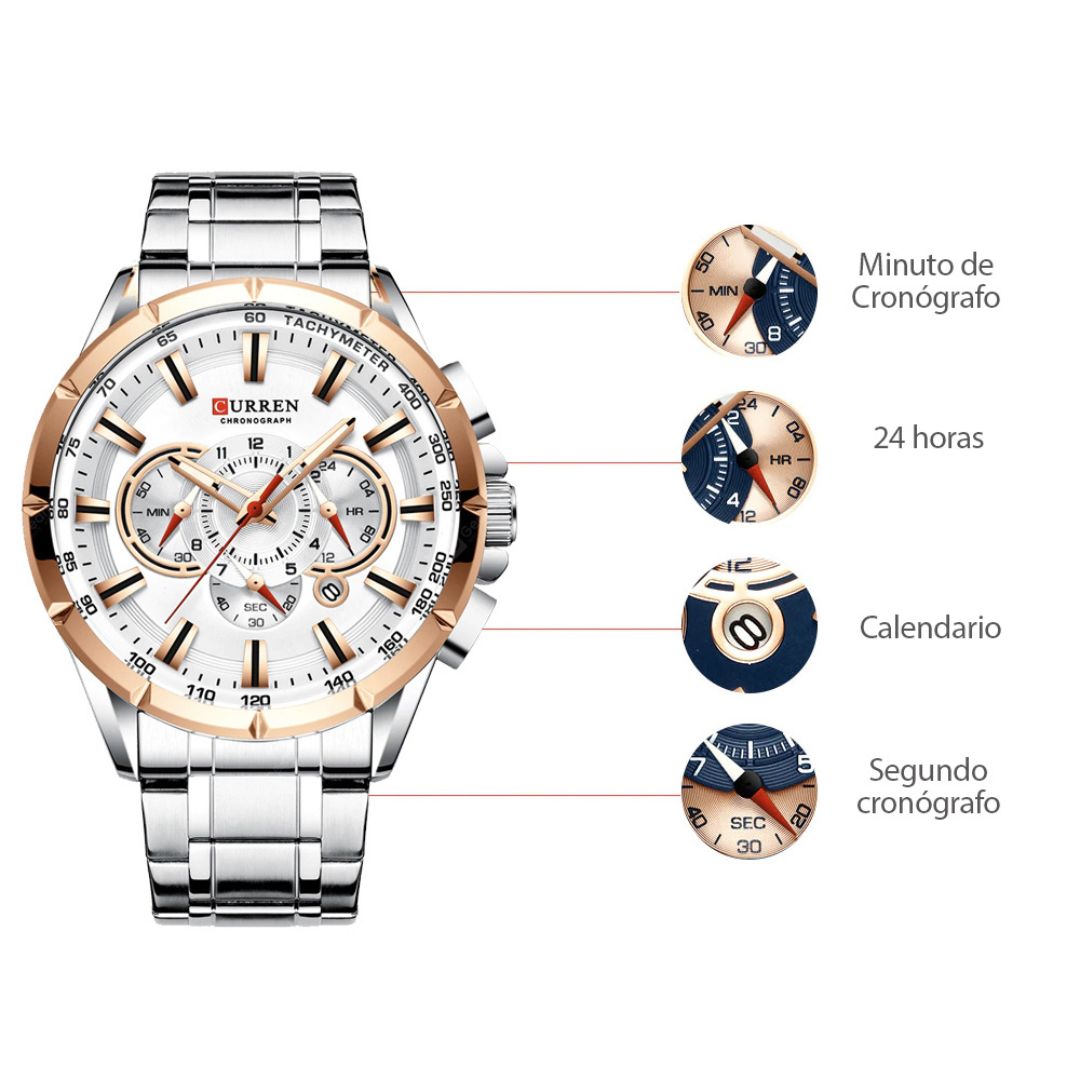 Curren 8363™ – Elegancia y funcionalidad en un solo reloj