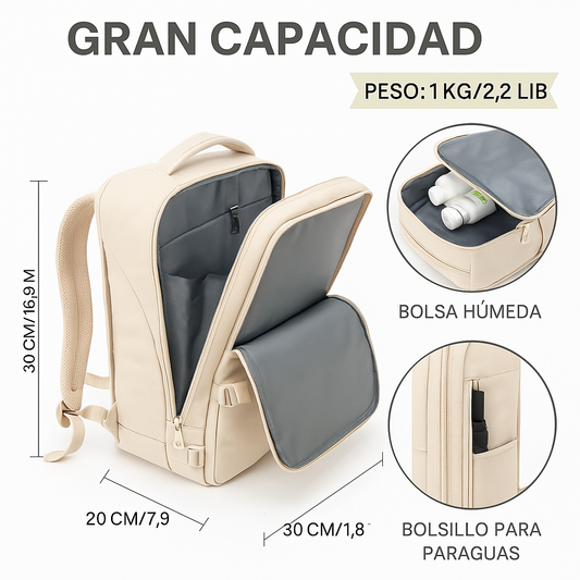 Morral resistente y ligero para tus viajes
