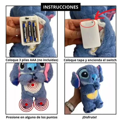 PELUCHE STITCH RESPIRA