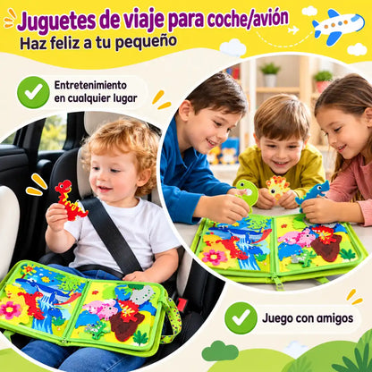 Libro Sensorial de Dinosaurios