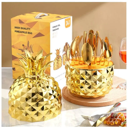 Golden Pine Set™ transforma tu mesa al instante