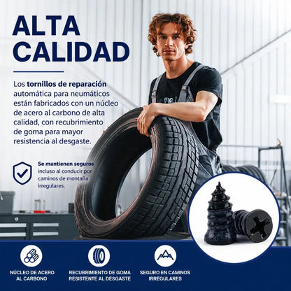 PinchaFix™ | Tornillo Reparador de Llantas Kit x20
