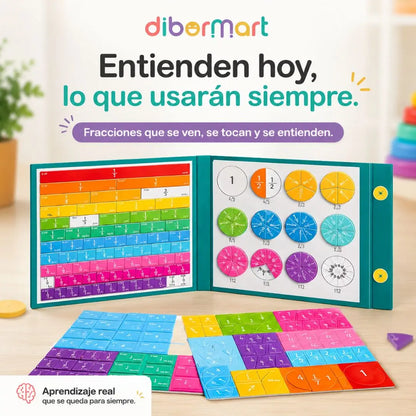 🧩 ¡Aprender fracciones es divertido! Aprende jugando al estilo Montessori.