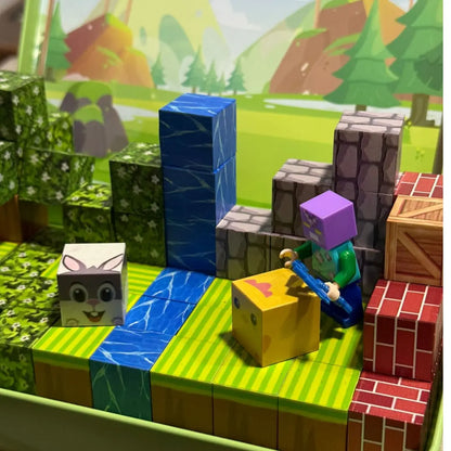 Cubos Magnéticos Pixel – 4 Mundos