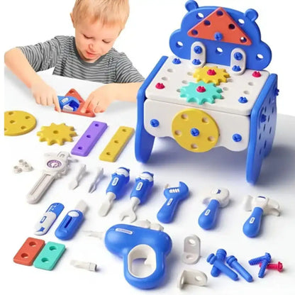 Caja De Herramientas Montessori: Pequeños constructores en acción