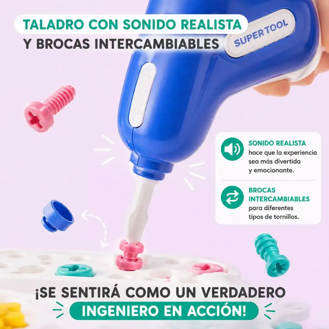 Caja De Herramientas Montessori: Pequeños constructores en acción