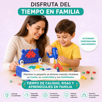 Caja De Herramientas Montessori: Pequeños constructores en acción
