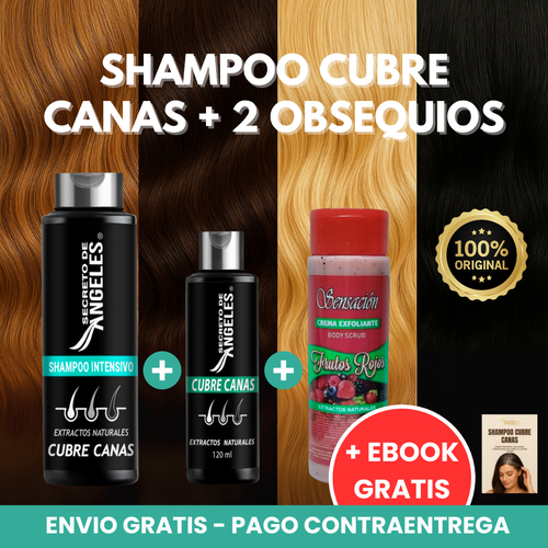 Despídete de las canas sin salir de casa + E-BOOK Cubre canas GRATIS