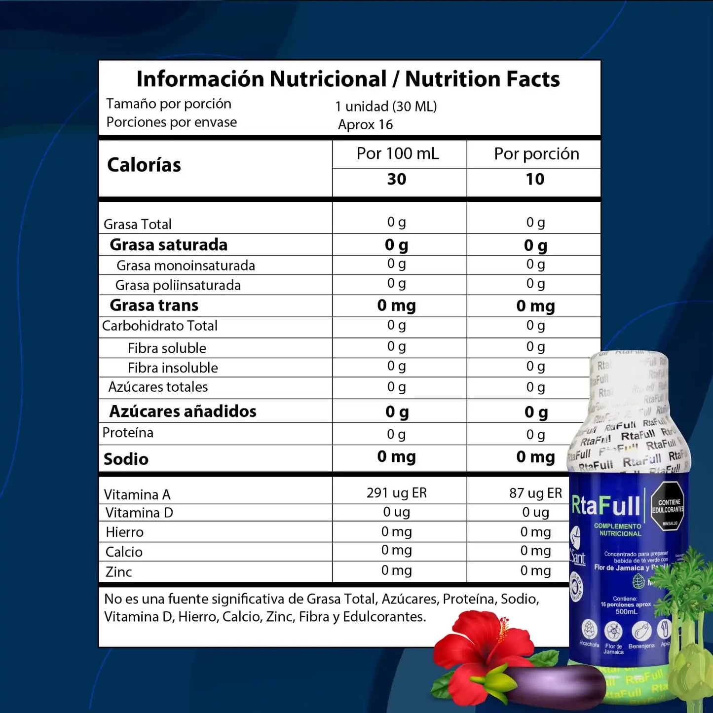RtaFull Active: Apoyo Natural para el Sistema Digestivo [500 mL]
